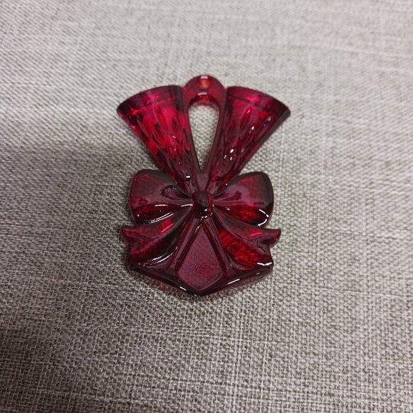 Waterford Crystal 2010 Lismore Red Toasting Flute Ornament With Enhancer NIB - Picture 3 of 11